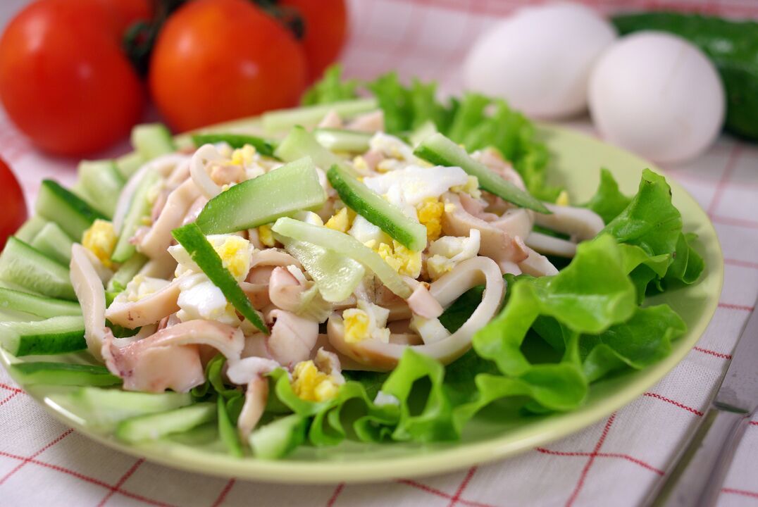 Calamari-Salat